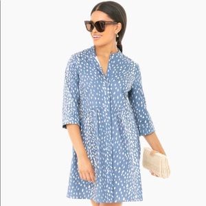 Tuckernuck Blue Antelope Print Dress - size XXL